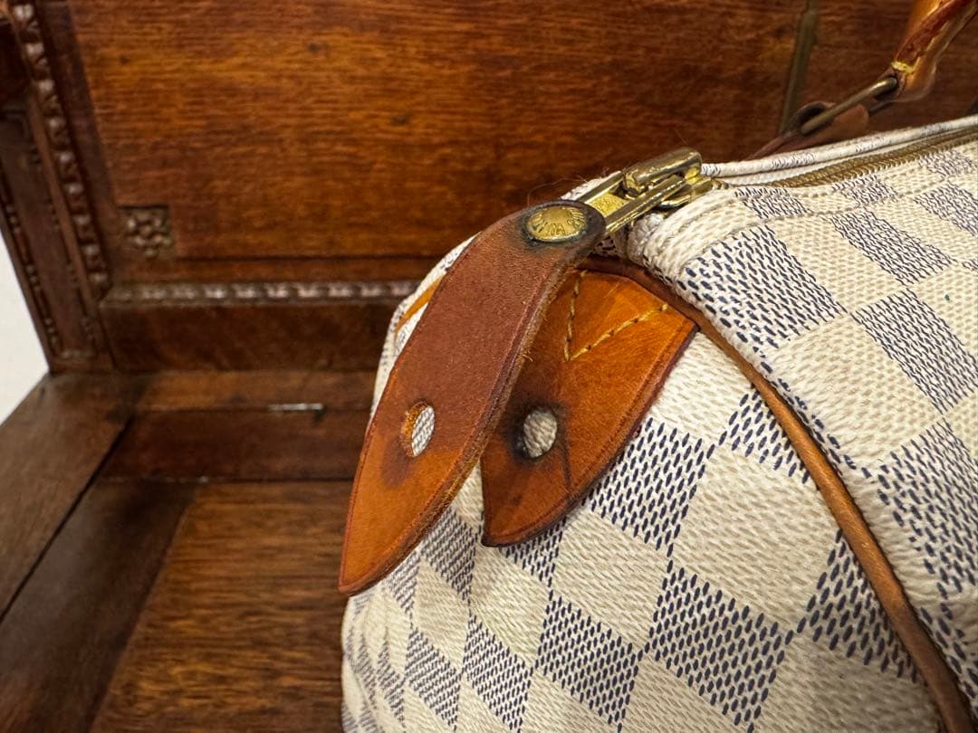 LOUIS VUITTON ダミエアズール　スピーディ35 パドロック