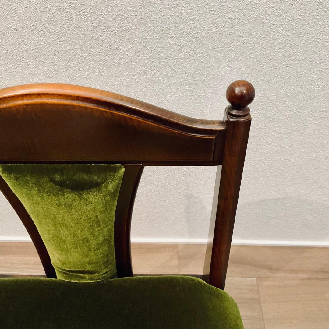 ⭐️ヴィンテージ⭐️【レア】ATLANTA オールド カリモク モケットグリーン