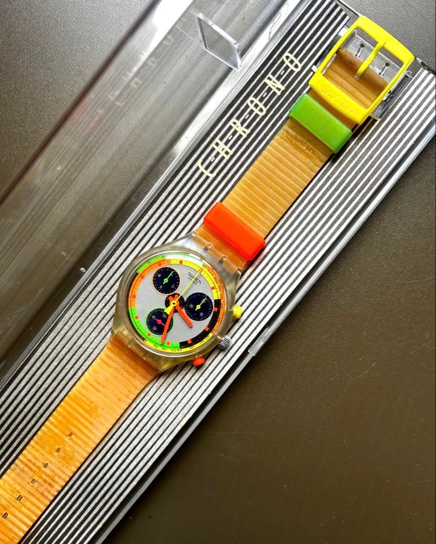 時計 Swatch CHRONO JELLY STAG SCK104