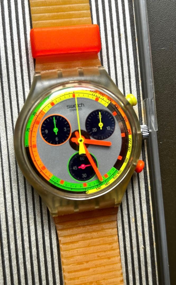 時計 Swatch CHRONO JELLY STAG SCK104
