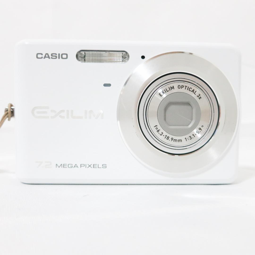 CASIO EXILIM EX-Z77 ホワイト コンパクトデジタルカメラ