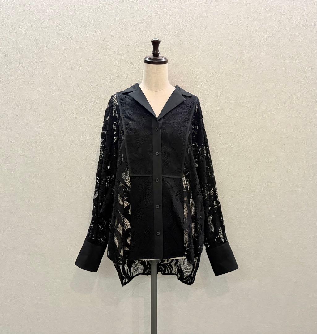 DialaADORE 57,200円24S/S ボタニカルレースブラウス