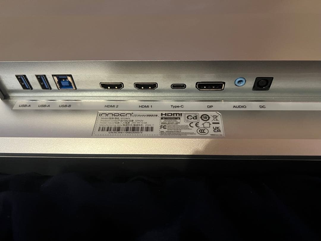 innoca 32M2V 4KミニLED HDR1000