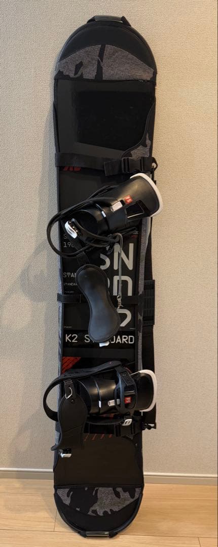 K 期間限定10％オフ‼️2 SNBD スノーボード ブラック/レッド