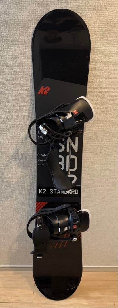 K 期間限定10％オフ‼️2 SNBD スノーボード ブラック/レッド