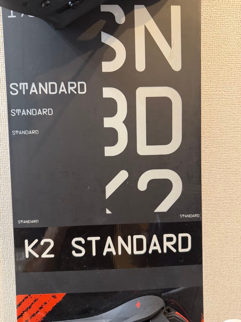 K 期間限定10％オフ‼️2 SNBD スノーボード ブラック/レッド