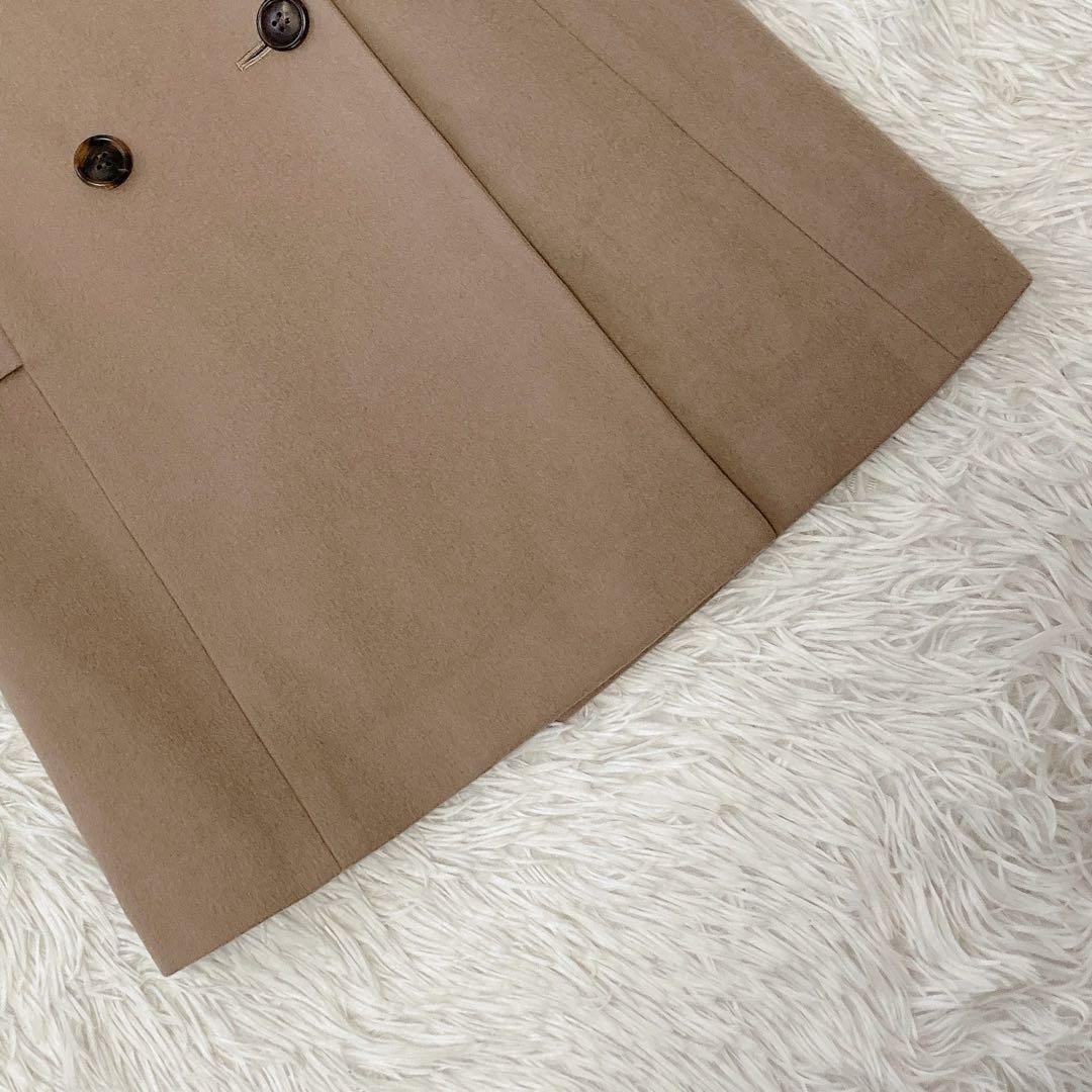 【美品・最高級】フォクシーブティック カシミヤ100%チェスターコート ベージュ