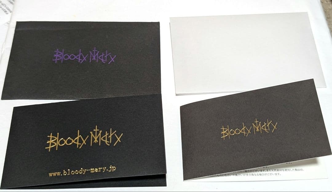 証明書あり ブラッディマリー ピアス 2点 保証書 箱付き 18金 ダイヤ入り