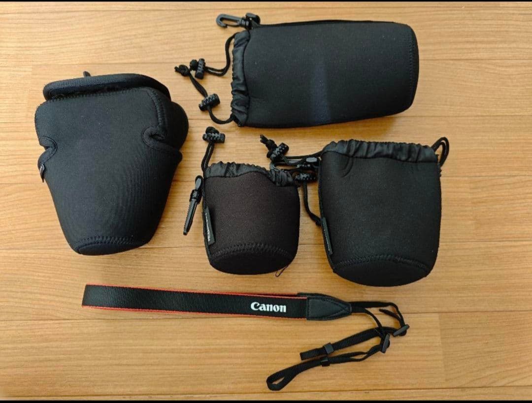 Canon EOS Kiss M ミラーレス一眼 4本レンズ付き