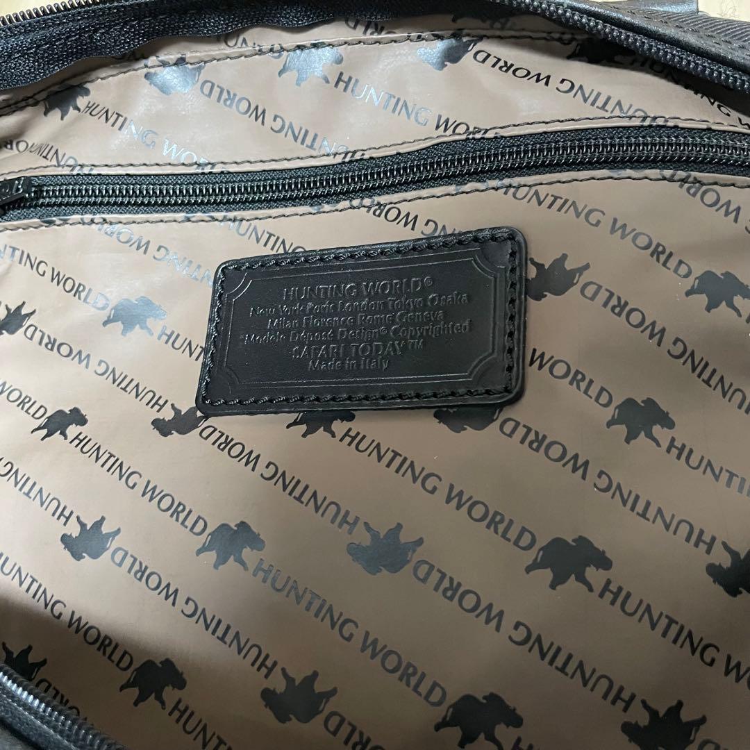 【大容量】HUNTHINGWORLD ボストンバッグ　BLACK