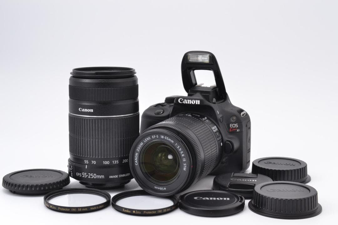 ■ ほぼ新品 ■ キャノン　Canon Kiss X7 Wズームキット バッグ付