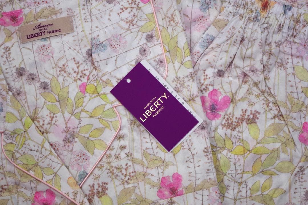 【新品】リバティ LIBERTY fabric　タナローンパジャマ（L)№A24