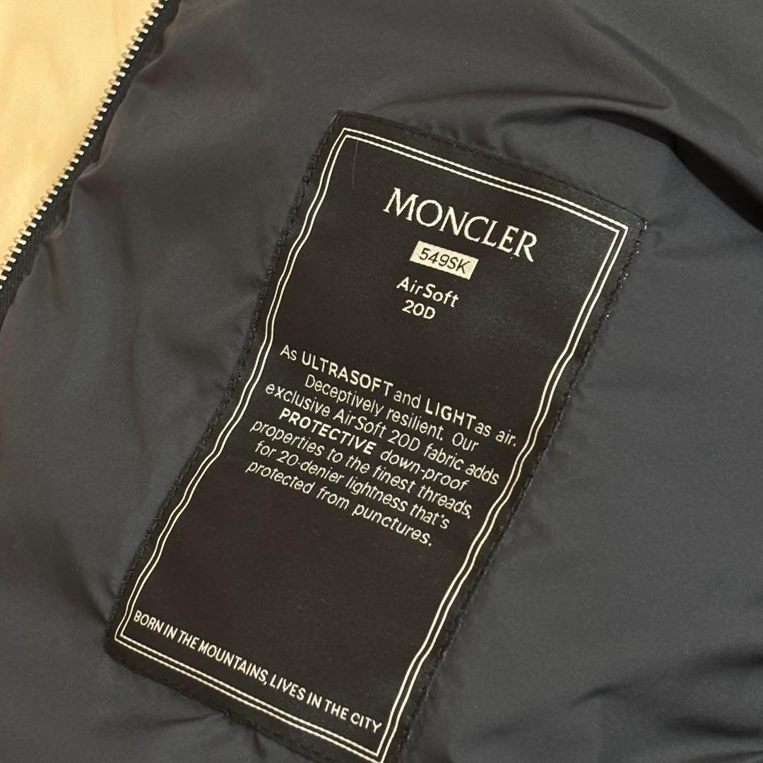 【極美品】モンクレール　ARNEB ブラック　サイズ1 23-24秋冬モデル