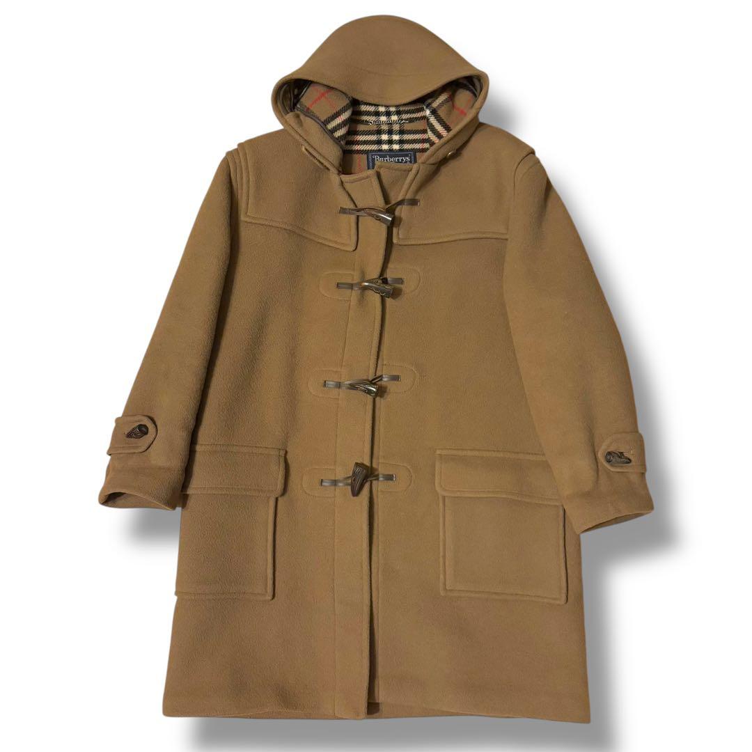 【美品】BURBERRY バーバリー ダッフルコート 英国製 ノバチェック XL