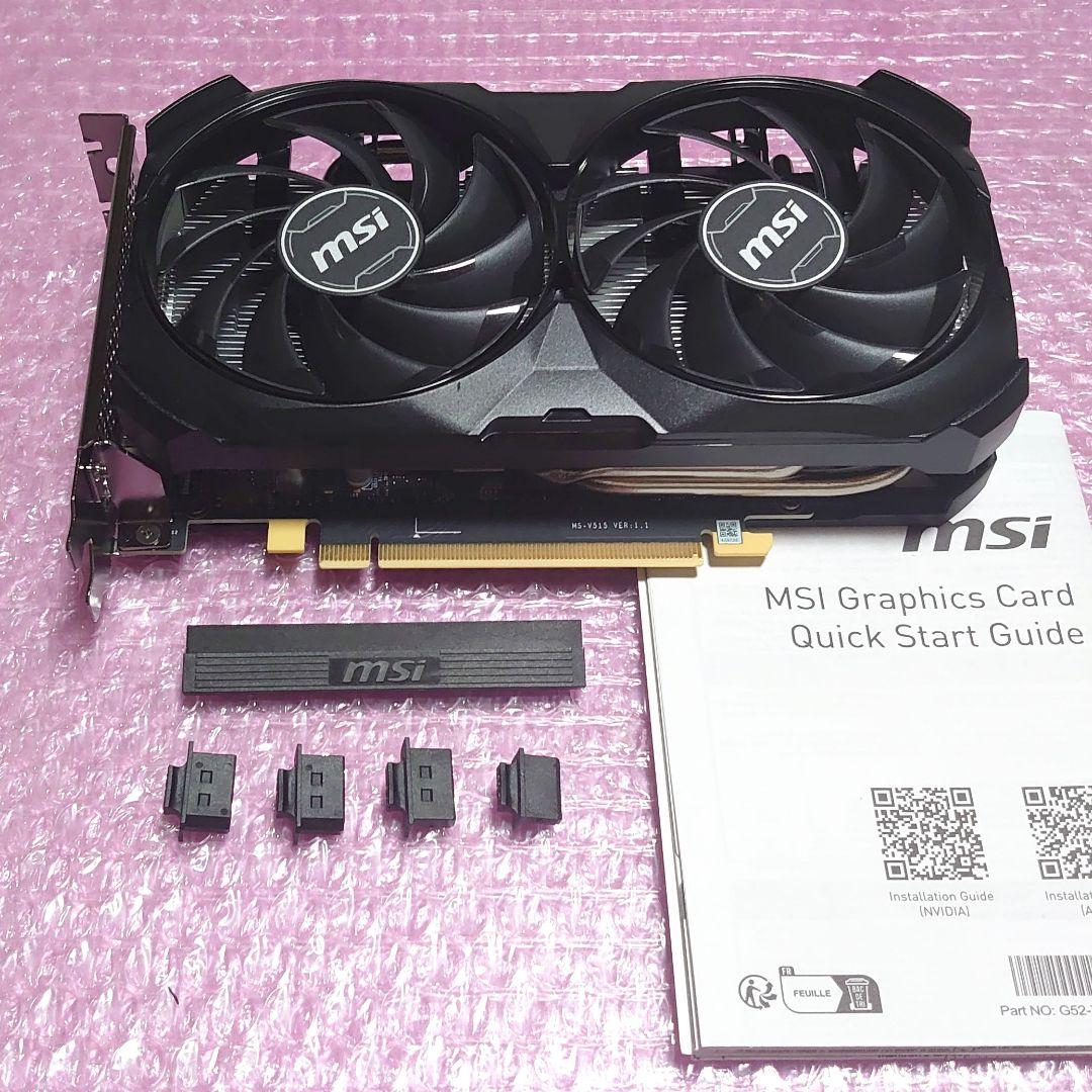 MSI製 GeForce RTX4060Ti 8GB VENTUS 2X OC