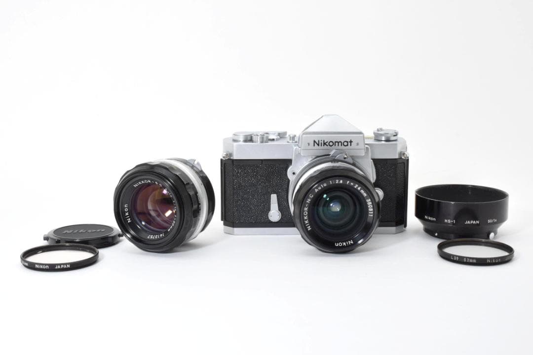 【完動美品】Nikomat FT レンズ2本セット 1119