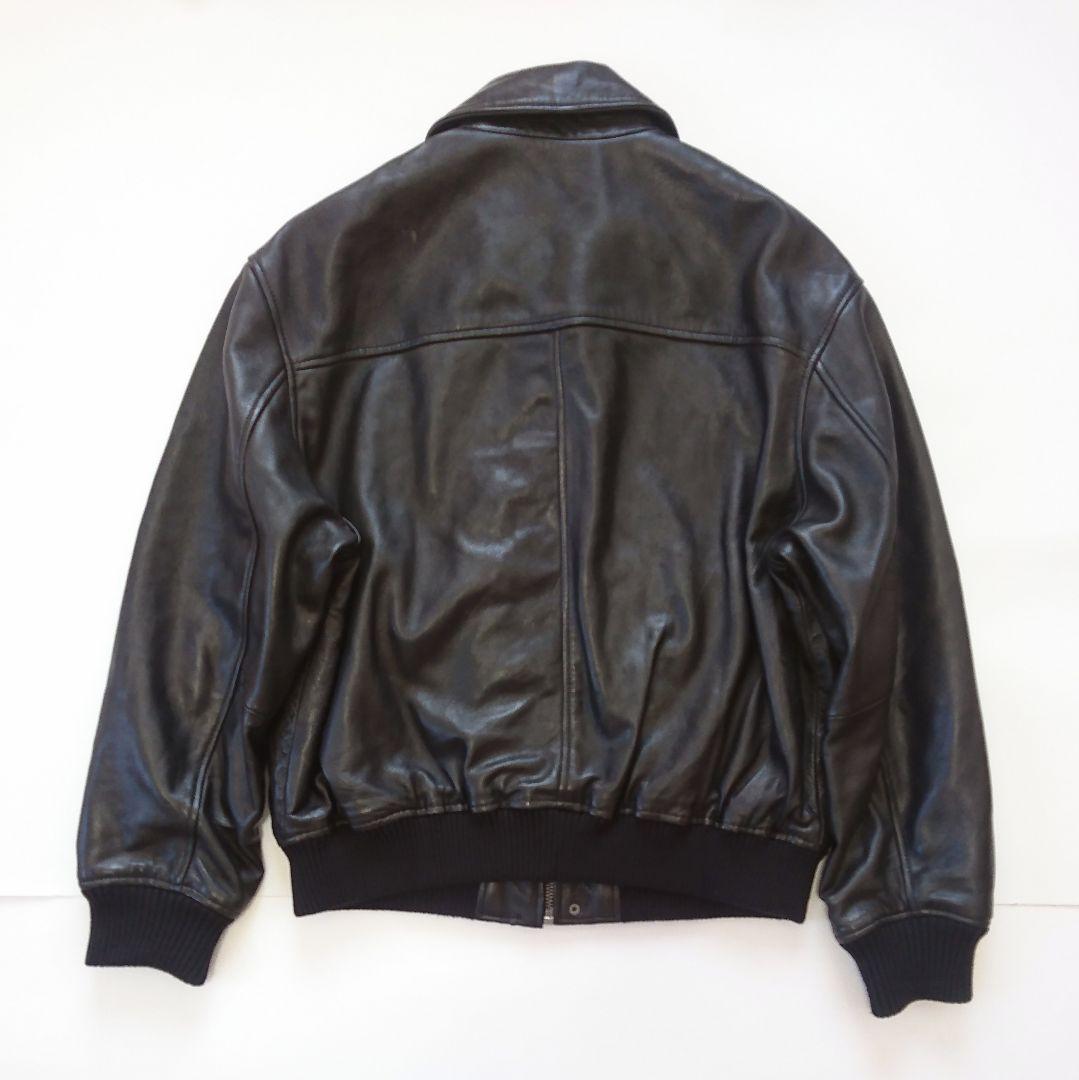 ZARA✨レザーポケットジャケット 黒 L ラムレザー