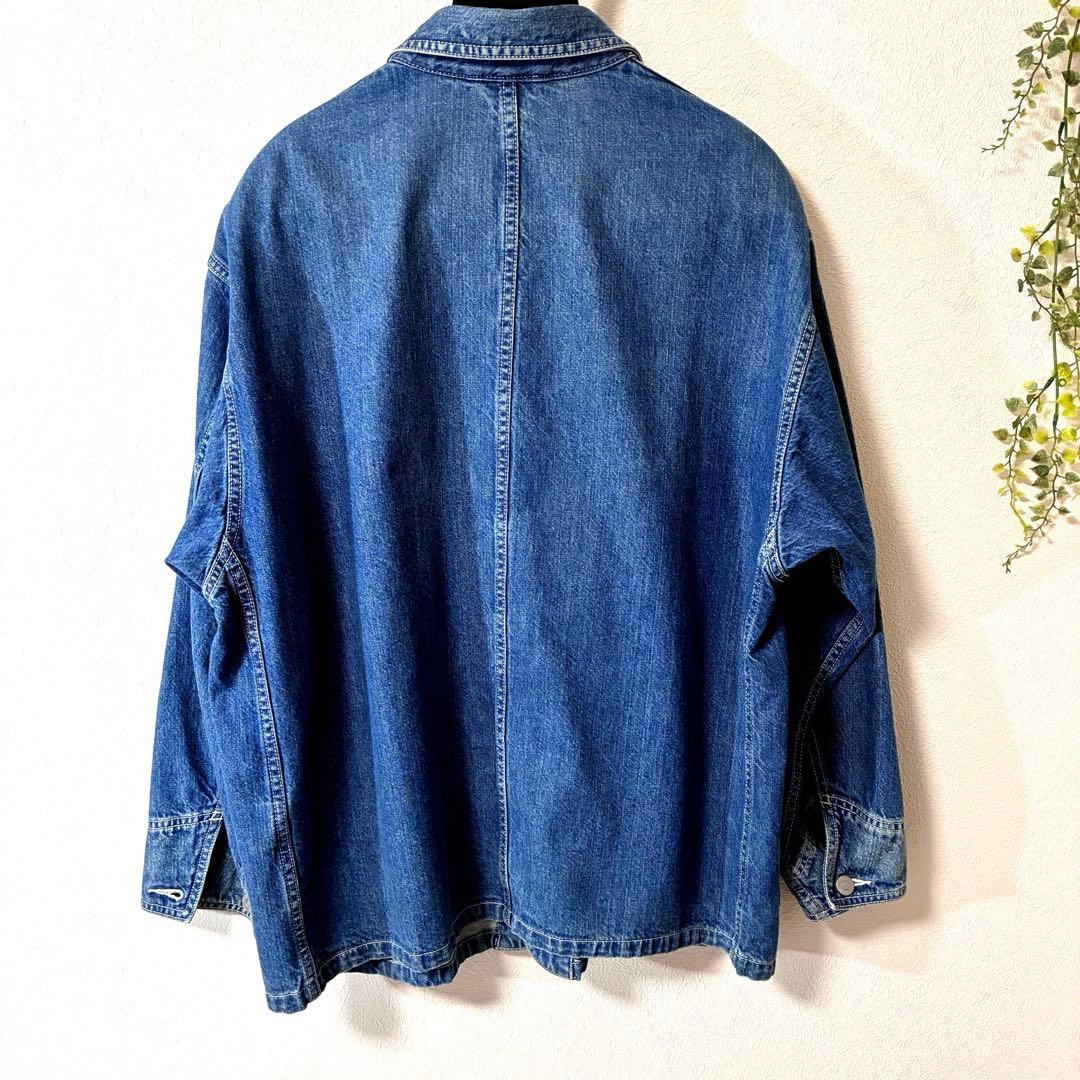 StevenAlan 10oz DENIM BGY COVERALLカバーオール