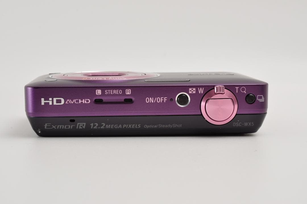 【美品】SONY Cyber-shot DSC-WX5 バイオレット　動作確認済