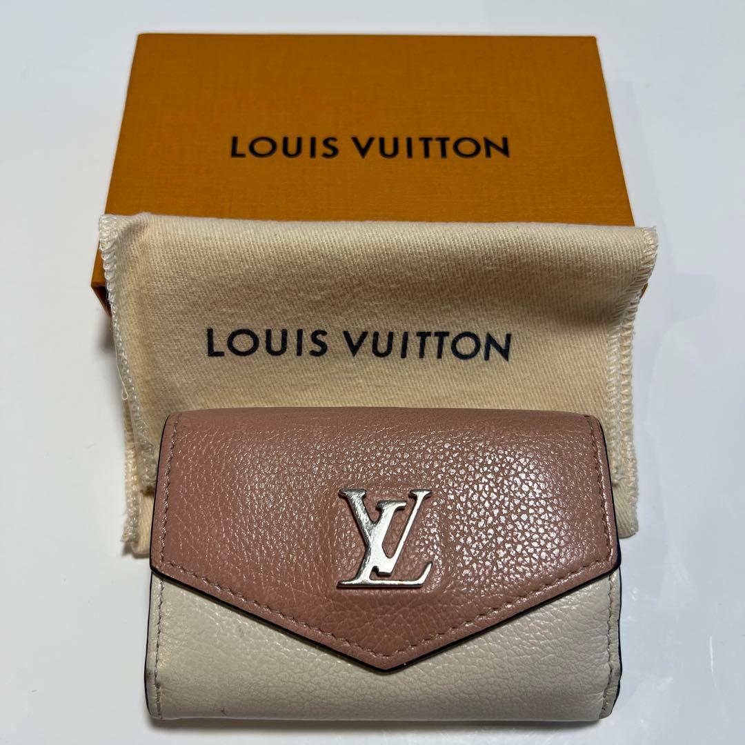 LOUIS VUITTON 三つ折り財布 ホワイト/ピンク