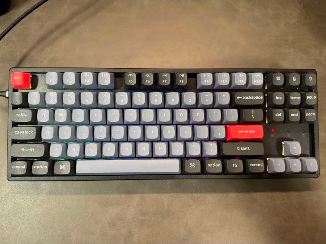 【中古品】Keychron K8 Pro 茶軸 US配列 キーボード