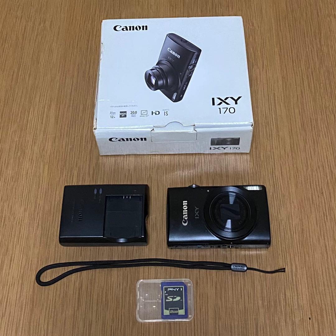 SDカード付❗️付属品完備❗️Canon IXY 170 コンパクトデジカメ
