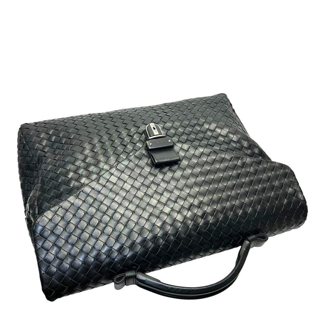 BOTTEGA VENETA ボッテガヴェネタ　ビジネスバッグ　黒　A4収納