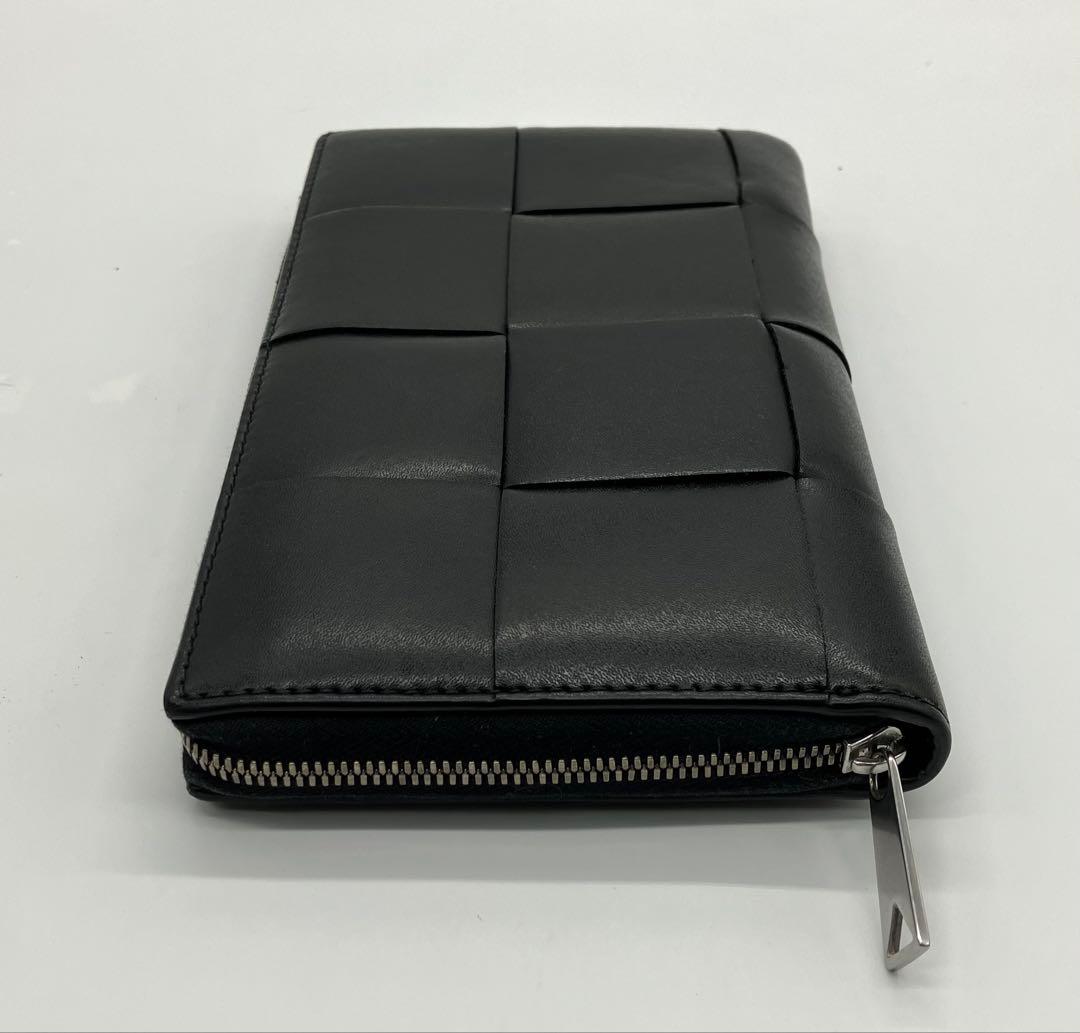 ⭐️ 極美品 ボッテガ ヴェネタ カセット ラウンドファスナー 長財布 ブラック