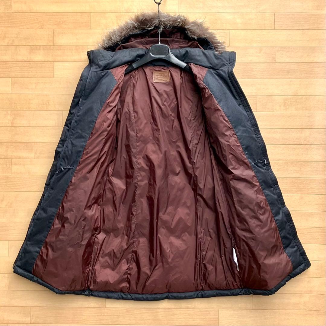M モンベル ダウンコート ロングダウン montbell ダウンジャケット