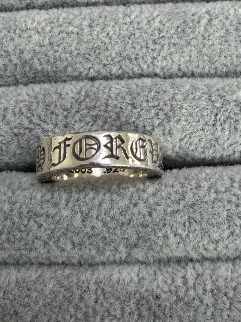 正規品 クロムハーツ 6mm スペーサーリング FOREVER シルバー 925