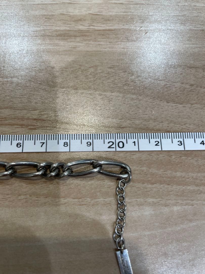 SAINT LAURENT サンローラン　シルバーチェーンブレスレット