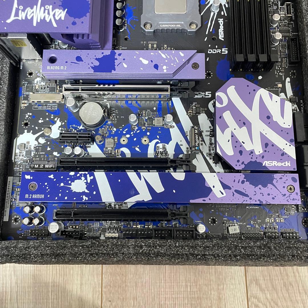 マザーボード ASRock LiveMixer Z790 i5 13600K