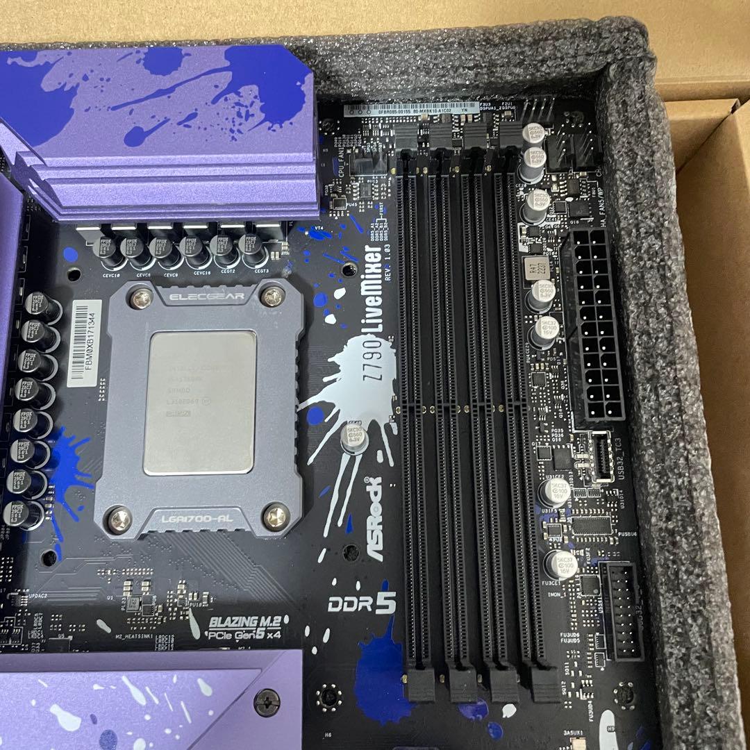 マザーボード ASRock LiveMixer Z790 i5 13600K