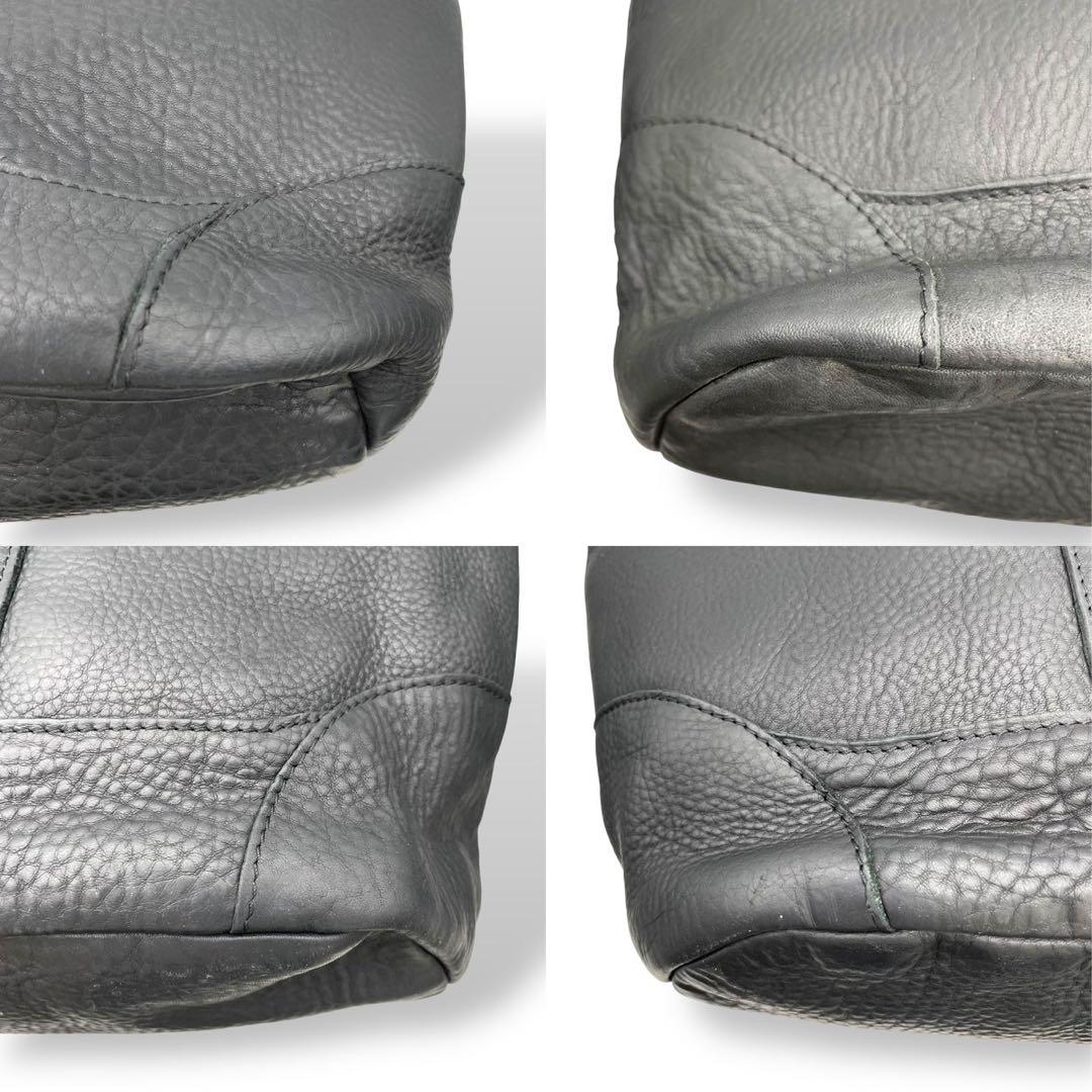 美品　希少モデル　エルエルビーン　トートバッグ　大容量　ボストン　レザー　黒