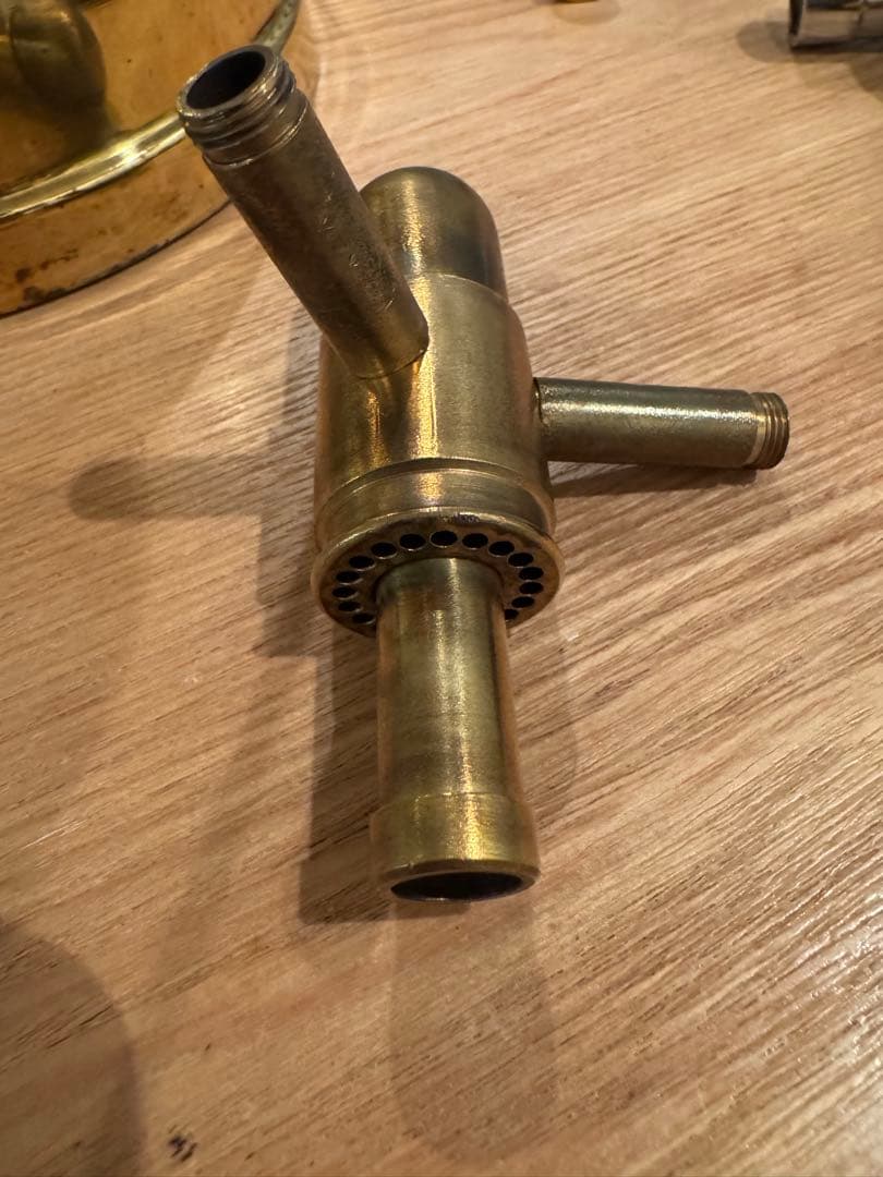 英国製 Bialaddin 300X 真鍮 ヴィンテージ 加圧式灯油ランタン