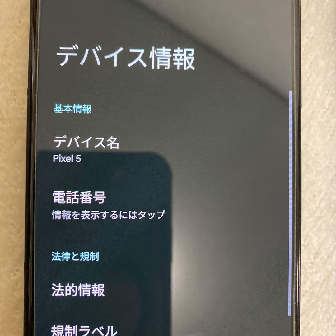 Google Pixel 5 本体 + ケース