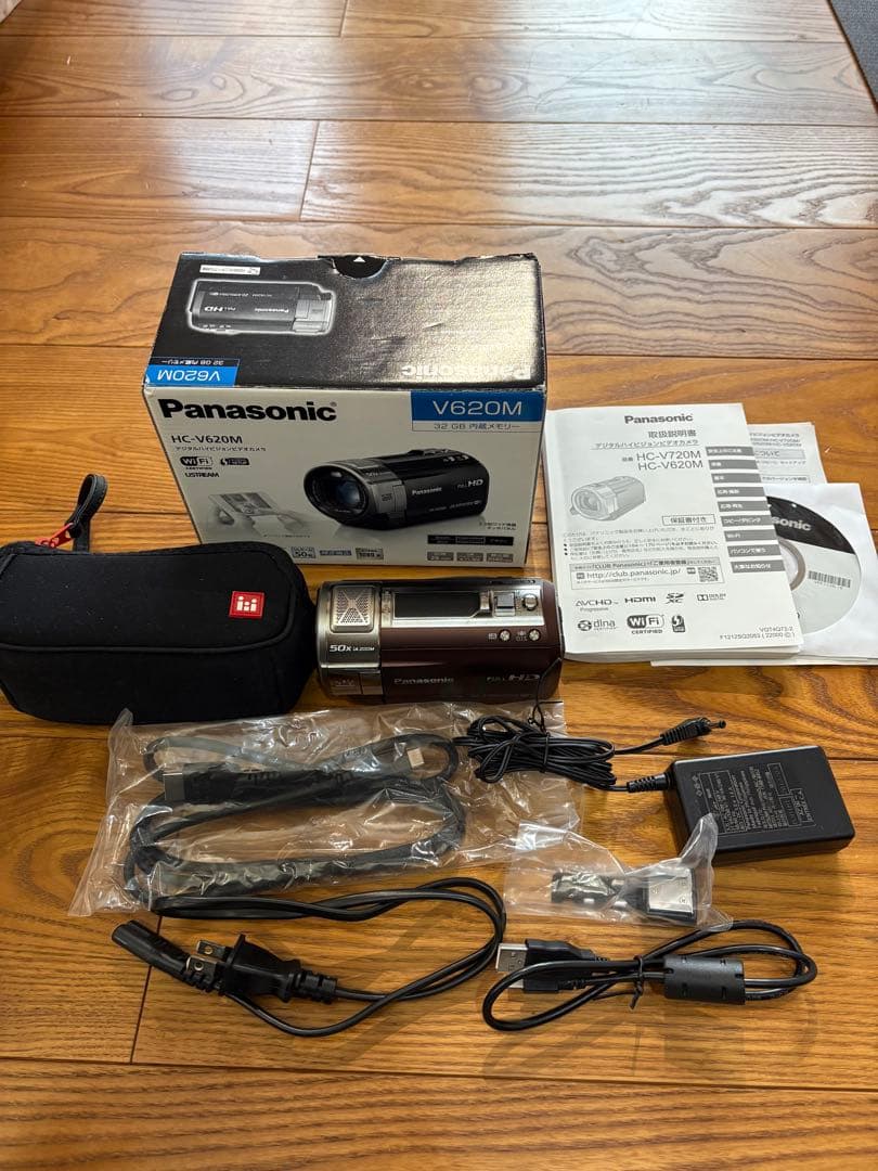Panasonic HC-V620M ビデオカメラ 本体一式