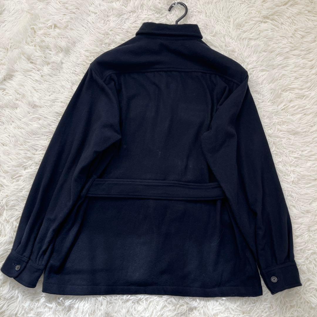 トップス AURALEE SUPER SOFT FLANNEL SAFARI SHIRT