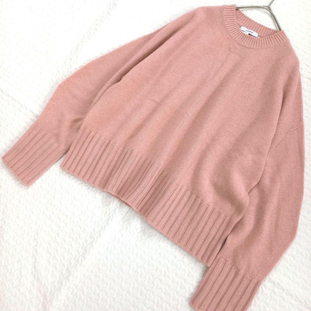 新品タグ付き✨ジャーナルスタンダード ウールカシミヤクルーネックニット ピンク