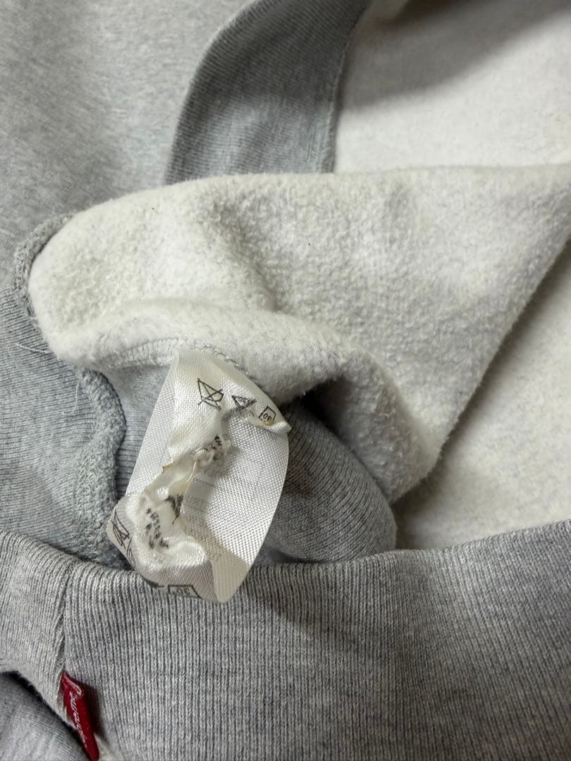 モ*ト様 Supreme Sロゴ グレー パーカー　サイズM