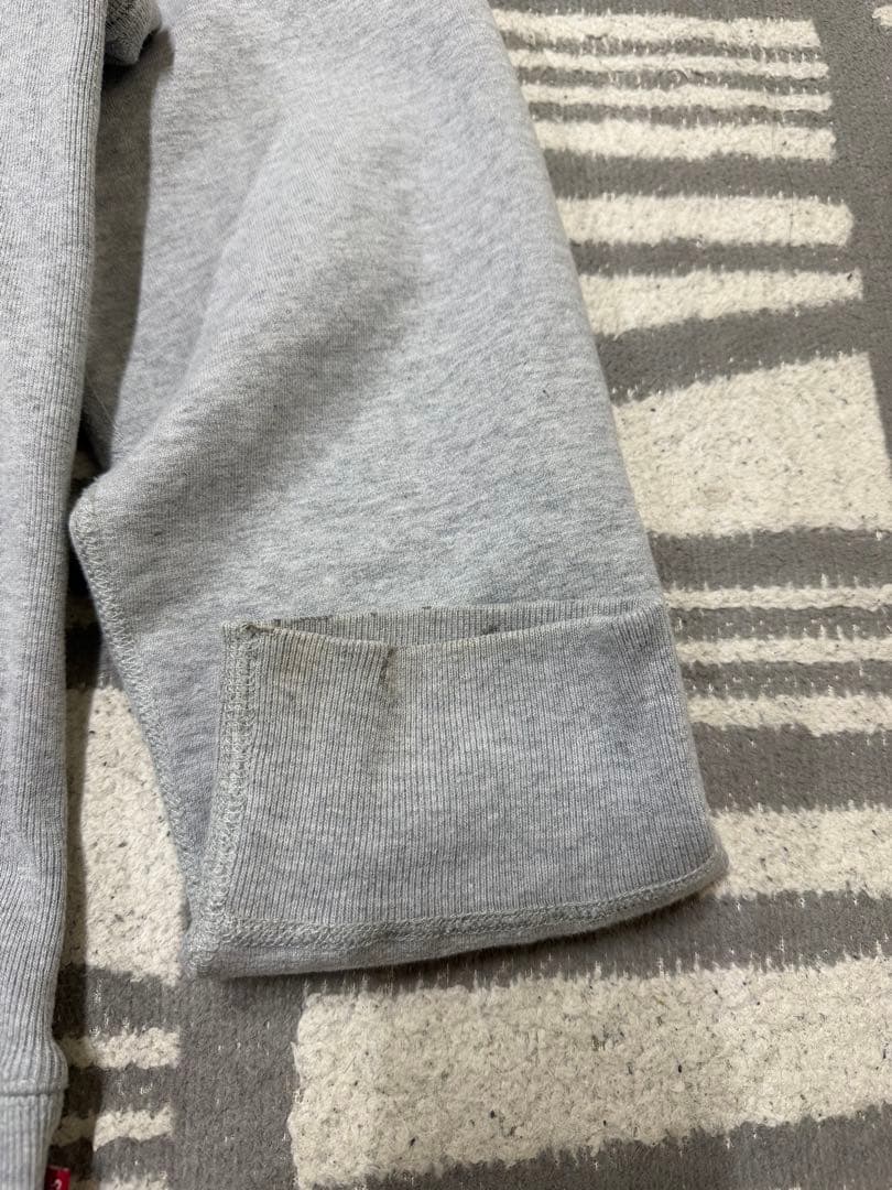 モ*ト様 Supreme Sロゴ グレー パーカー　サイズM