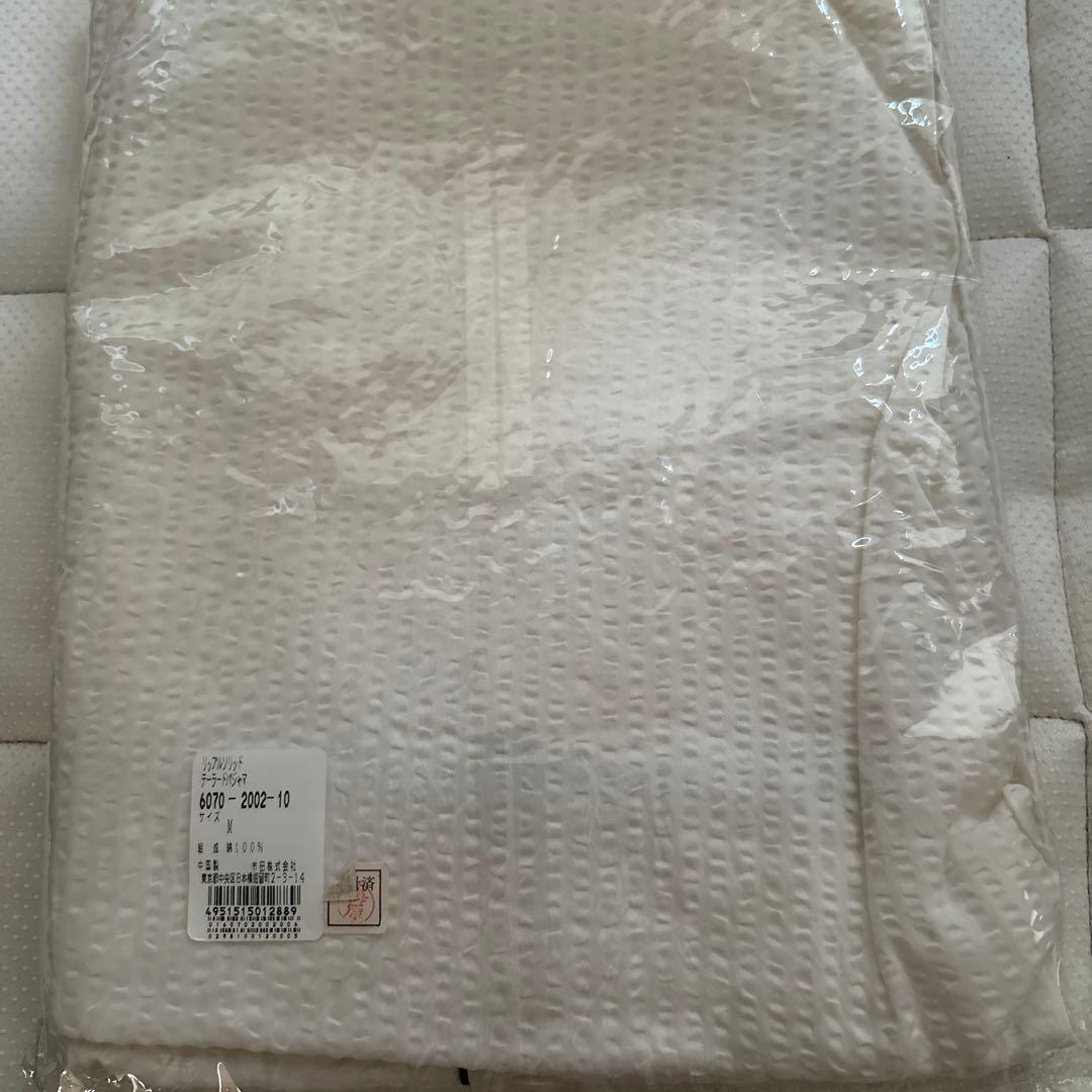 新品タグ付　ラルフローレン パジャマレディースM 白　綿100%ルームウェア