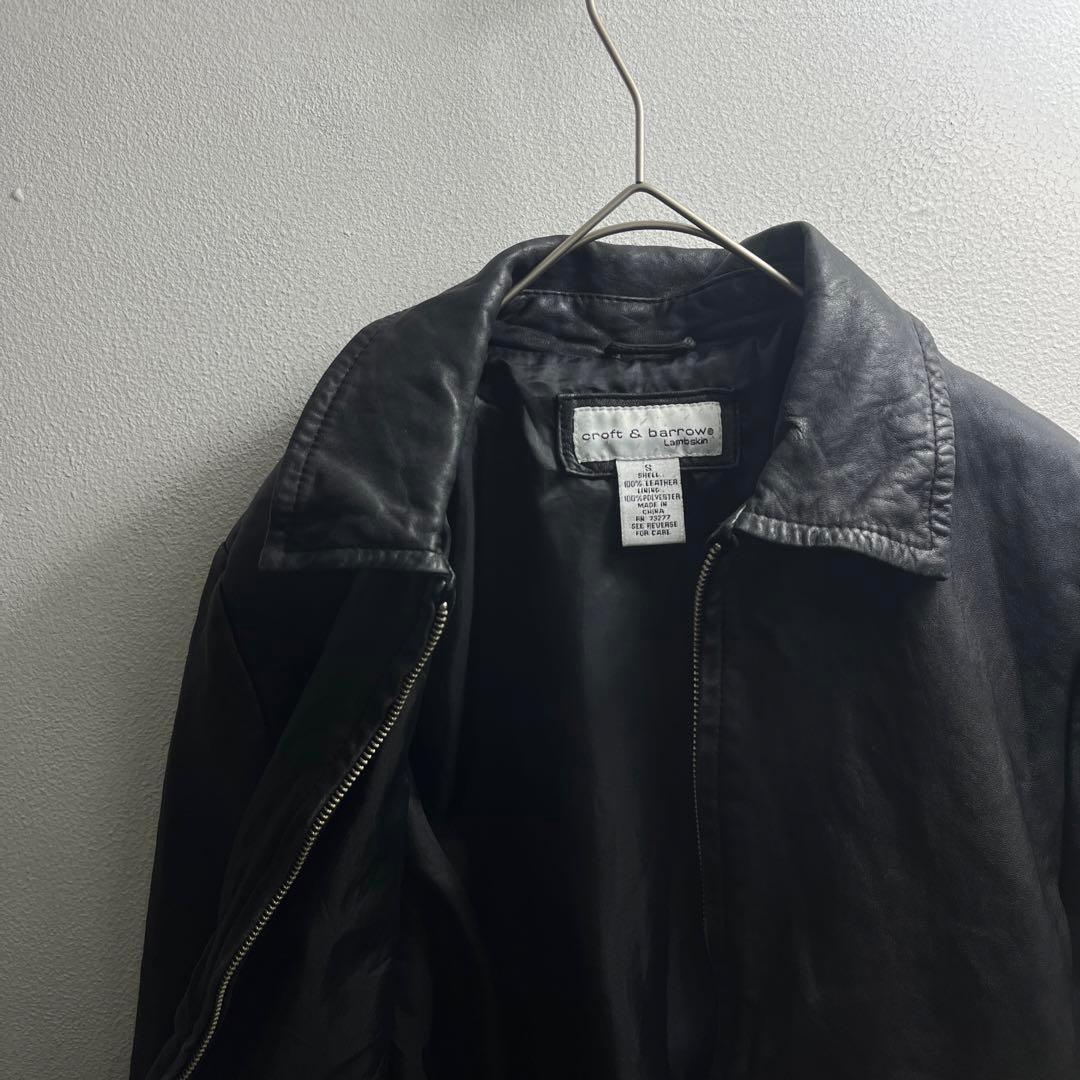 USA ヴィンテージ レザージャケット アメリカ ライダース ブルゾン ラム