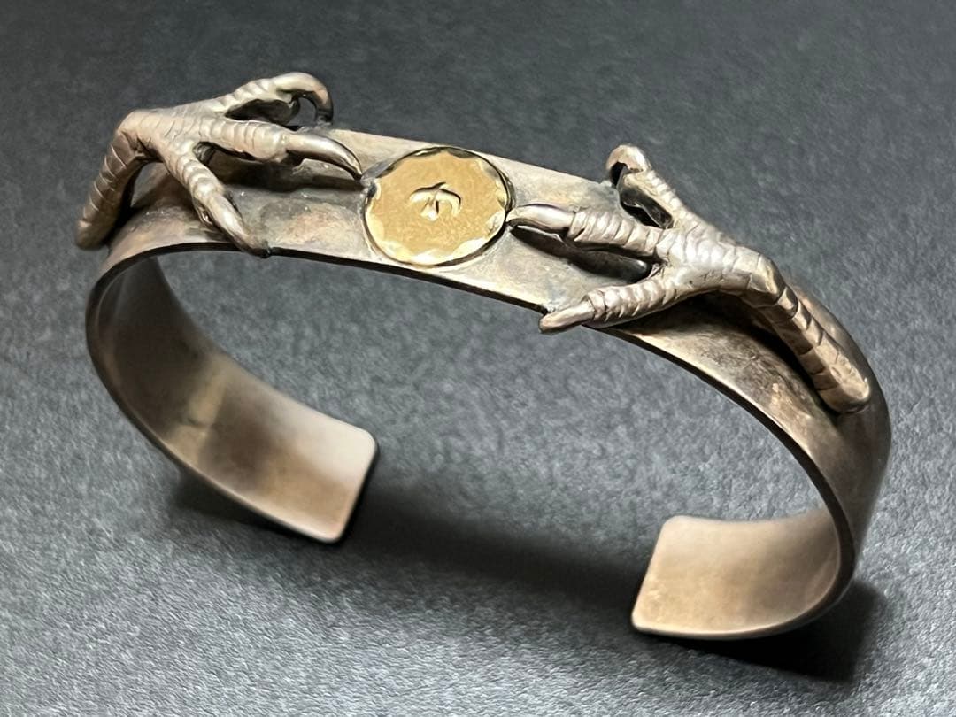 専用となりますゴローズ goro's 銀爪平打ちブレスK18メタルOLDバングル