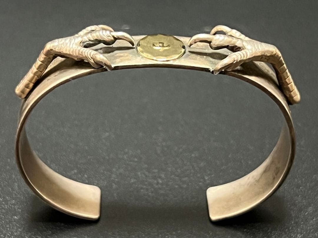 専用となりますゴローズ goro's 銀爪平打ちブレスK18メタルOLDバングル