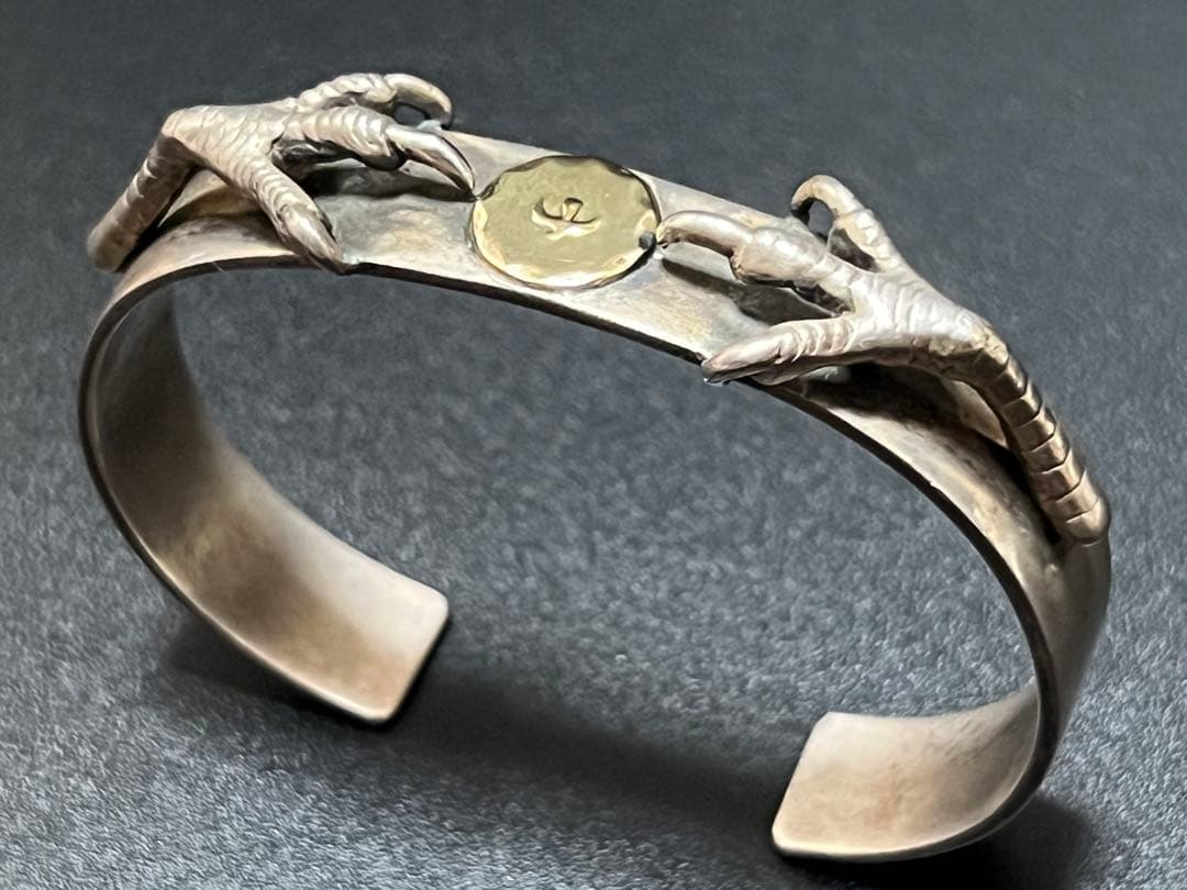 専用となりますゴローズ goro's 銀爪平打ちブレスK18メタルOLDバングル