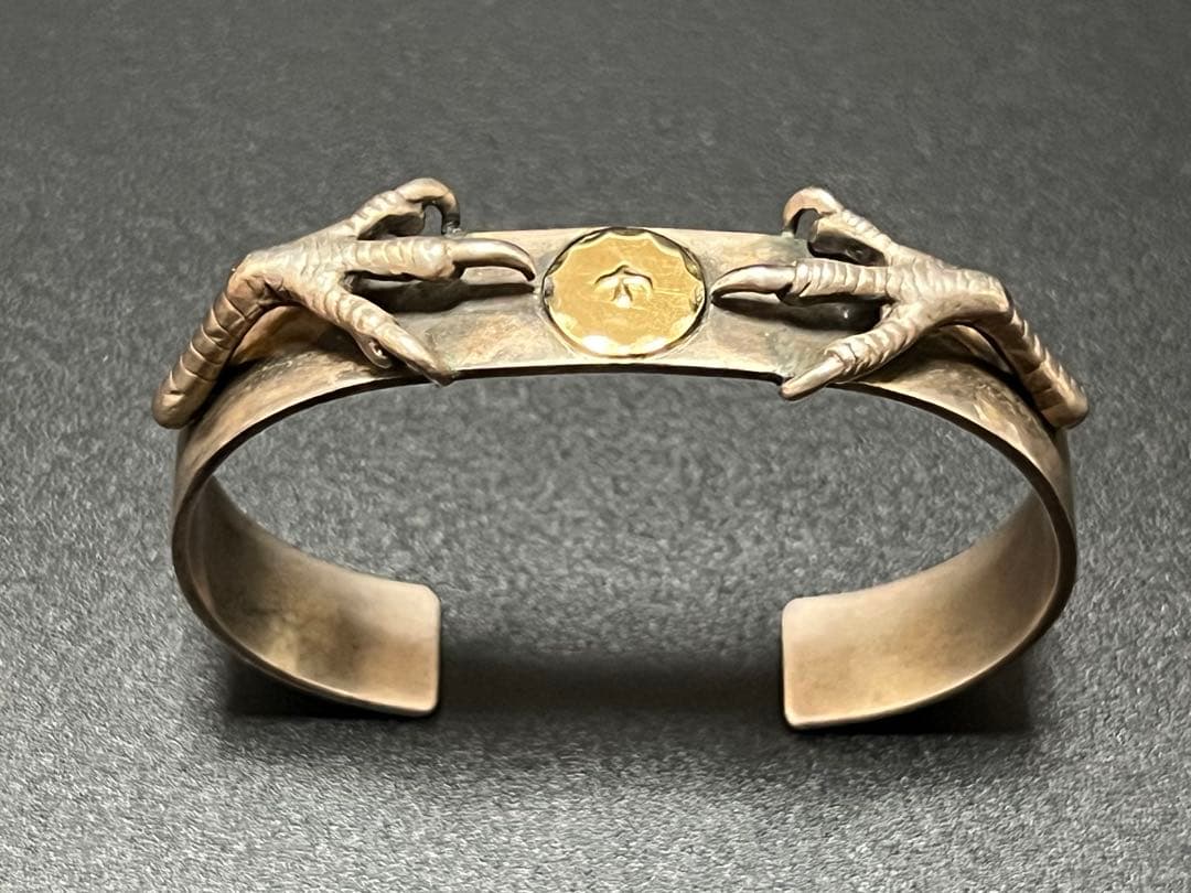 専用となりますゴローズ goro's 銀爪平打ちブレスK18メタルOLDバングル