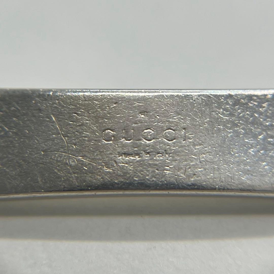 グッチ GUCCI IDプレート オーバルリンクチェーン ブレスレットSV925