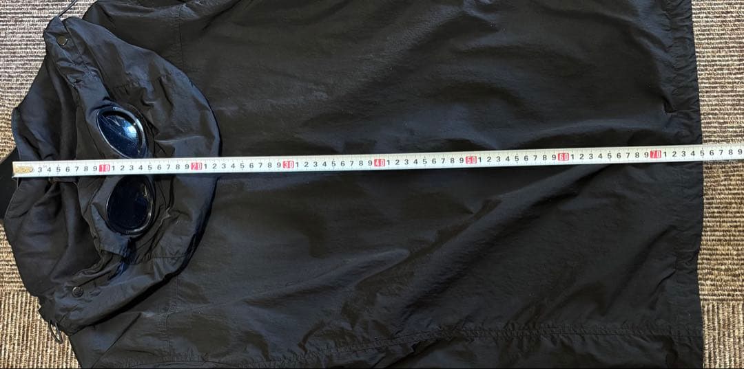 C.P COMPANY ブラックナイロンジャケット ゴーグル付き