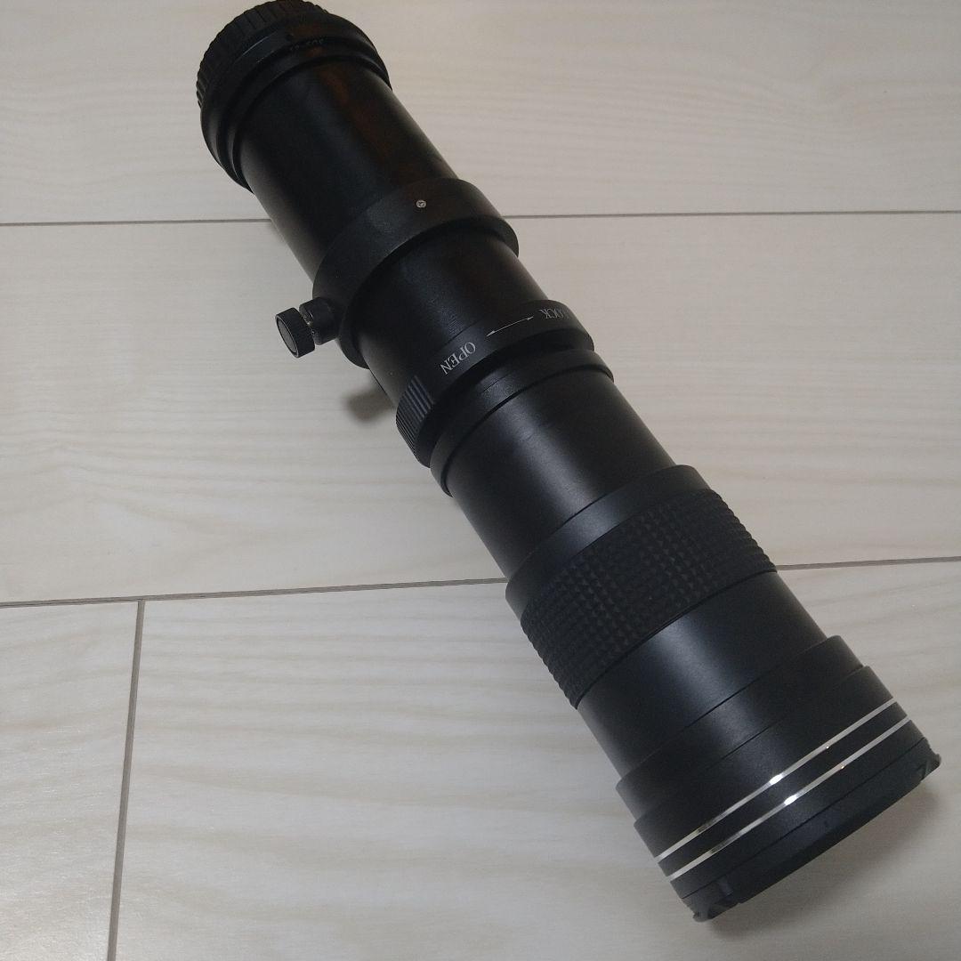 ズームレンズ フォーカスリング付き 黒　400〜800　キャノン用